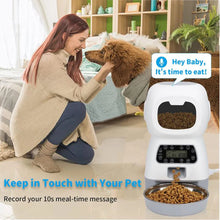 Load image into Gallery viewer, 3.5L Automatic Pet Feeder For Cats WiFi Smart Swirl Slow Dog Feeder With Voice Recorder Large Capacity Timing Cat Food Dispenser
