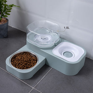 4 Style Pet Cat Bowl Dog for Cats Feeder Bowls Kitten Automatic Drinking Fountain 1.5L Capacity Puppy Feeding Waterer Products