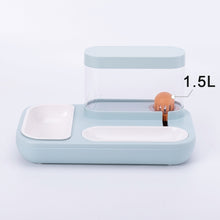 Load image into Gallery viewer, 4 Style Pet Cat Bowl Dog for Cats Feeder Bowls Kitten Automatic Drinking Fountain 1.5L Capacity Puppy Feeding Waterer Products
